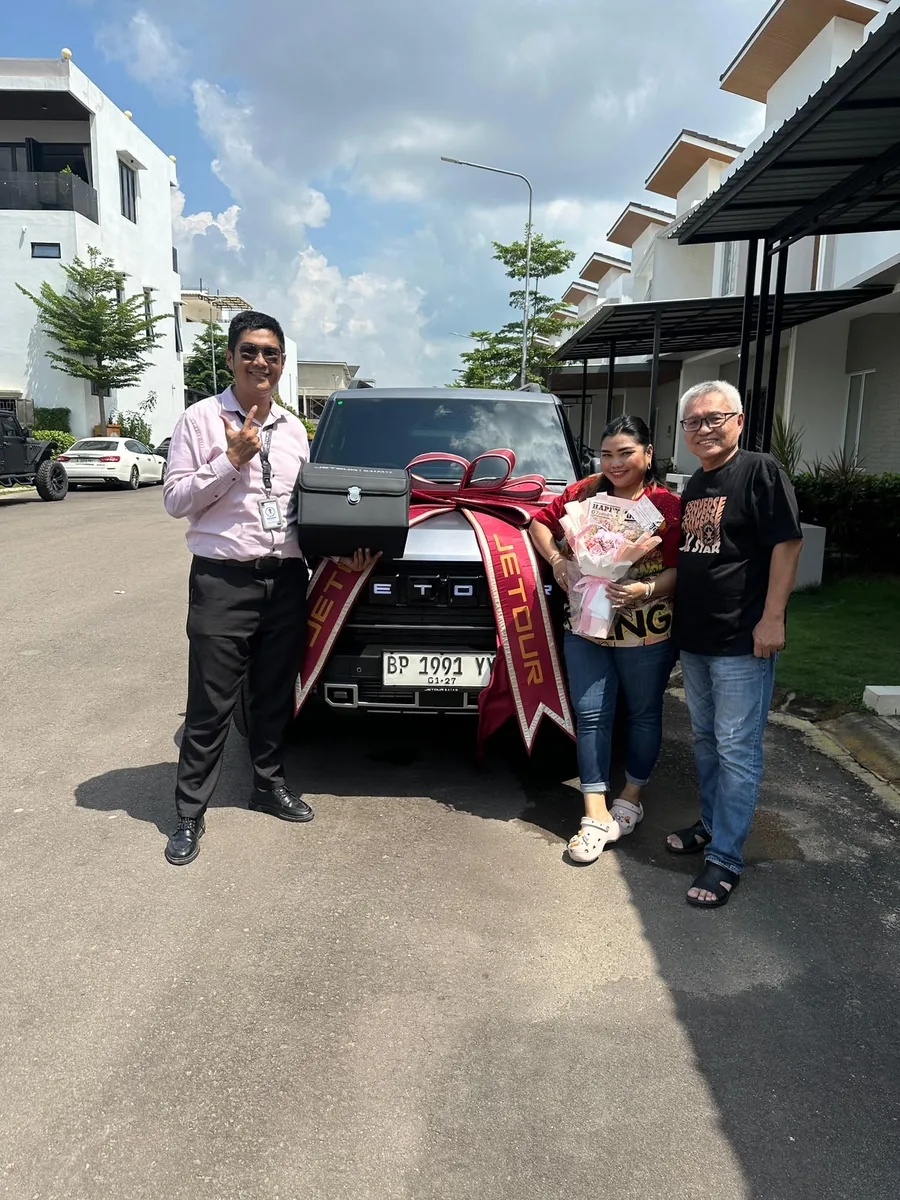Serah terima unit Jetour di Batam